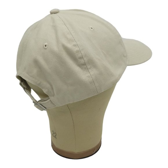 Jeld Wen Khaki Beige Cotton Tuck Strap Cap Trucker Baseball Hat Windows Doors - Picture 11 of 12